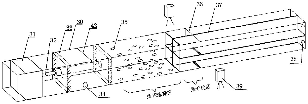 Obstruction type multi-module water quality biological detection equipment and method