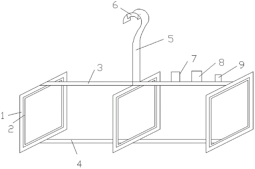 Building steel hoisting tool