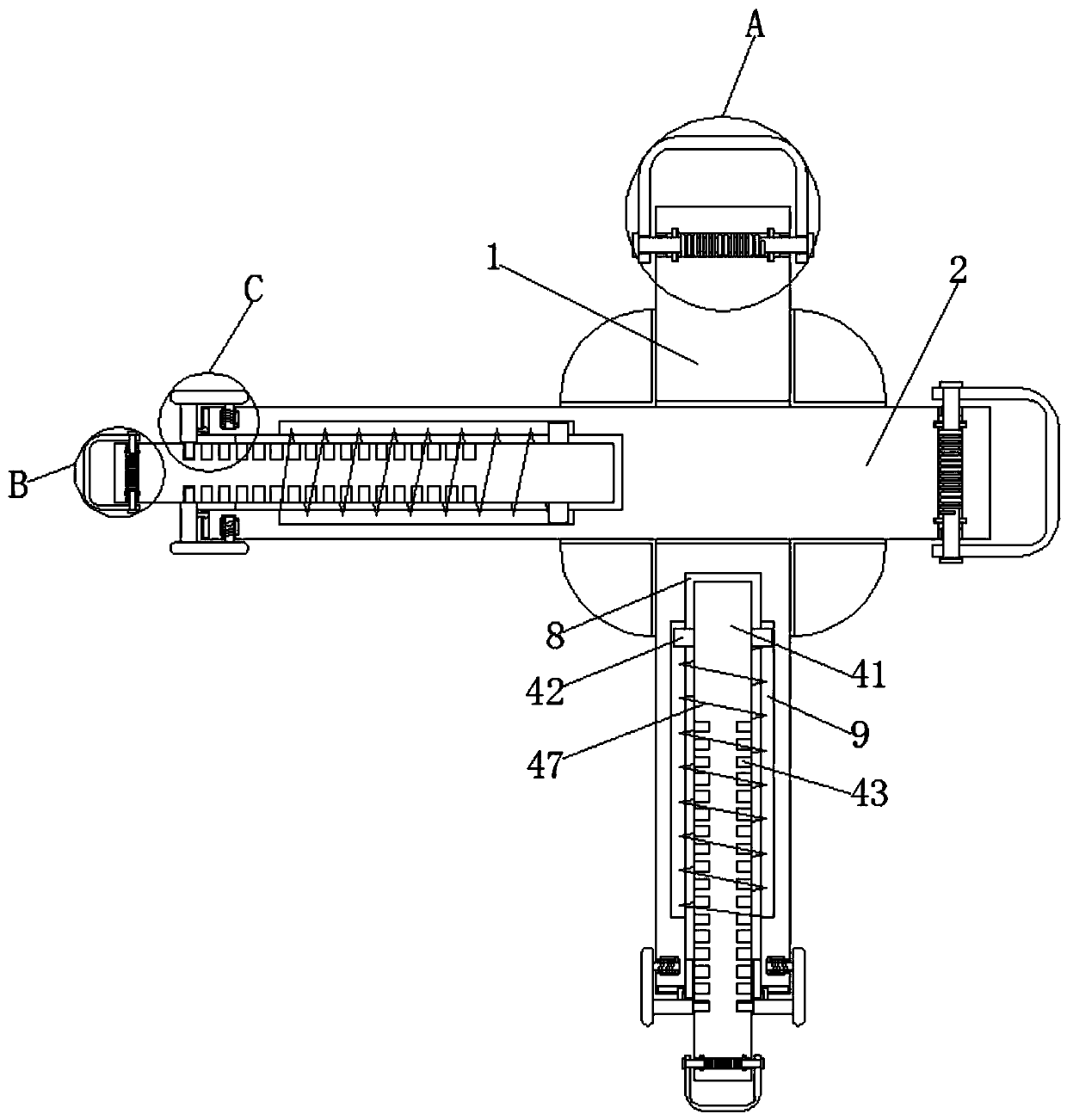 A portable design drawing display stand for industrial design