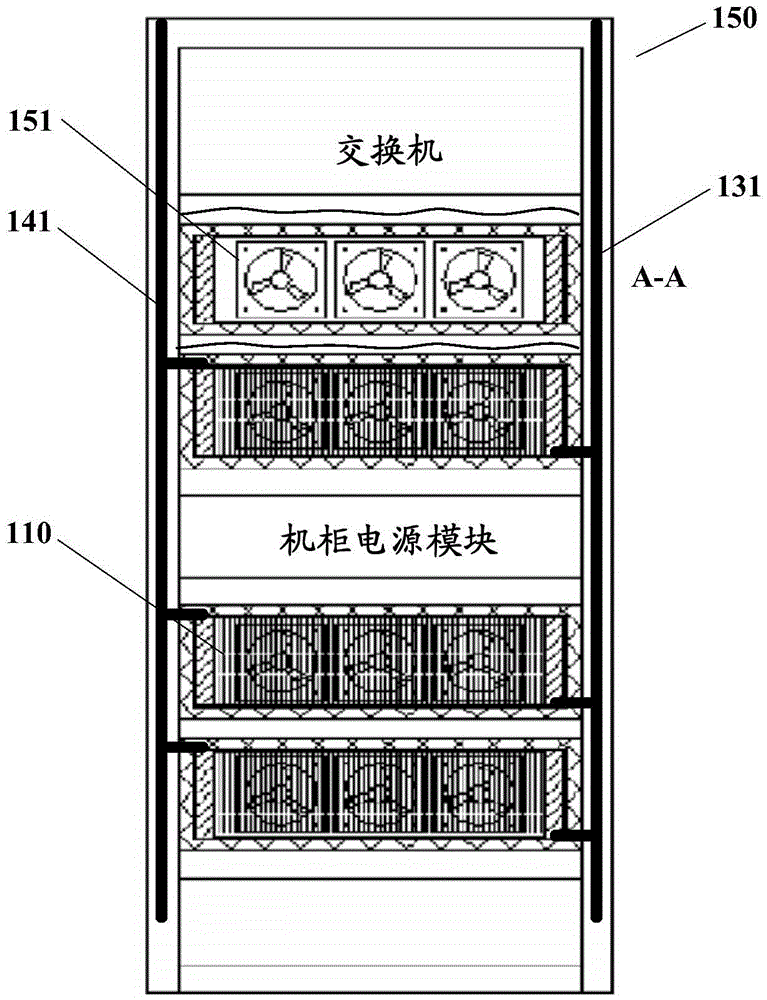Cooling device used for data center machine cabinet, machine cabinet and cooling system