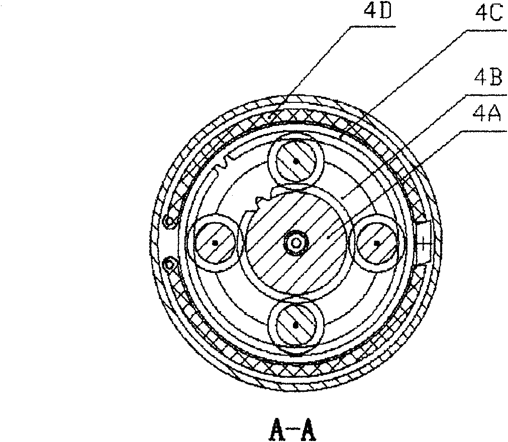 Coaxial-type double-power coupling device and driving system of hybrid electrical vehicle