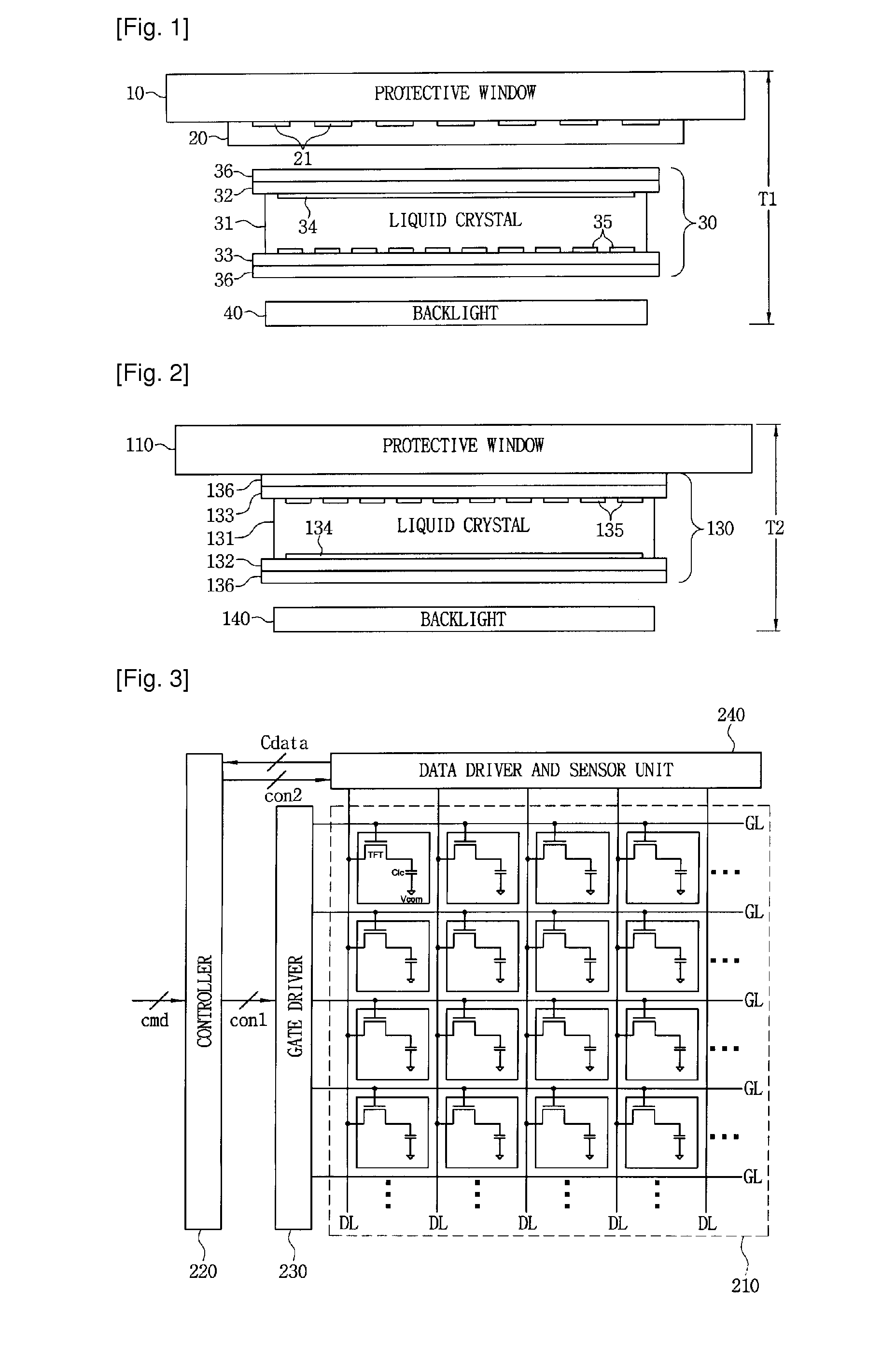 Touch and proximity sensitive display panel, display device and touch and proximity sensing method using the same