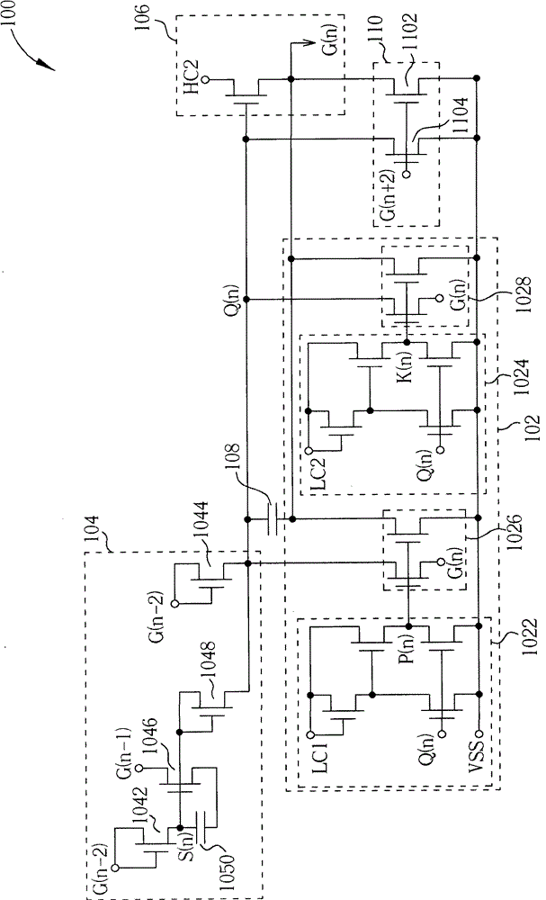 Nth-order shift register capable of increasing driving power and method thereof