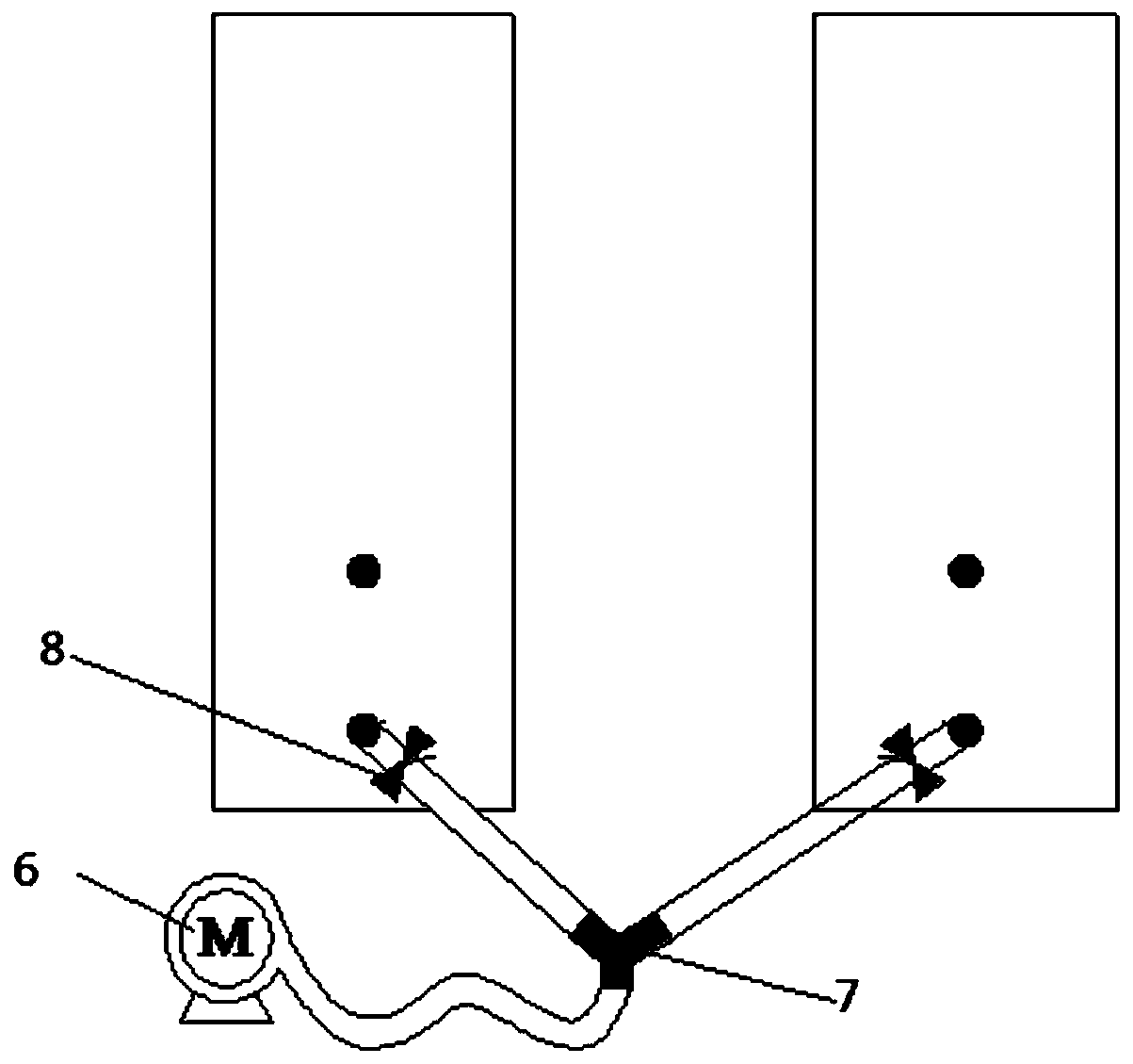 Rapid grouting construction method for fabricated concrete construction