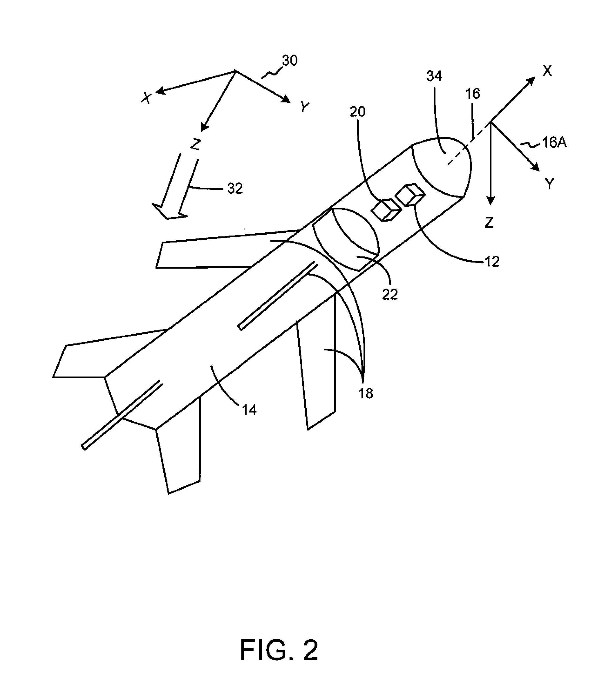 Method and apparatus for in-flight calibration of gyroscope using magnetometer reference