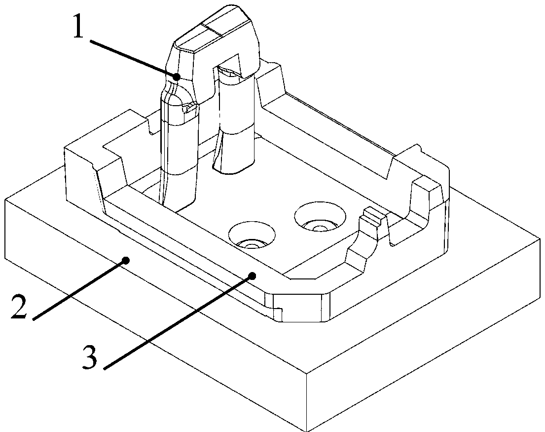 Cylinder head manufacturing die based on green sand process