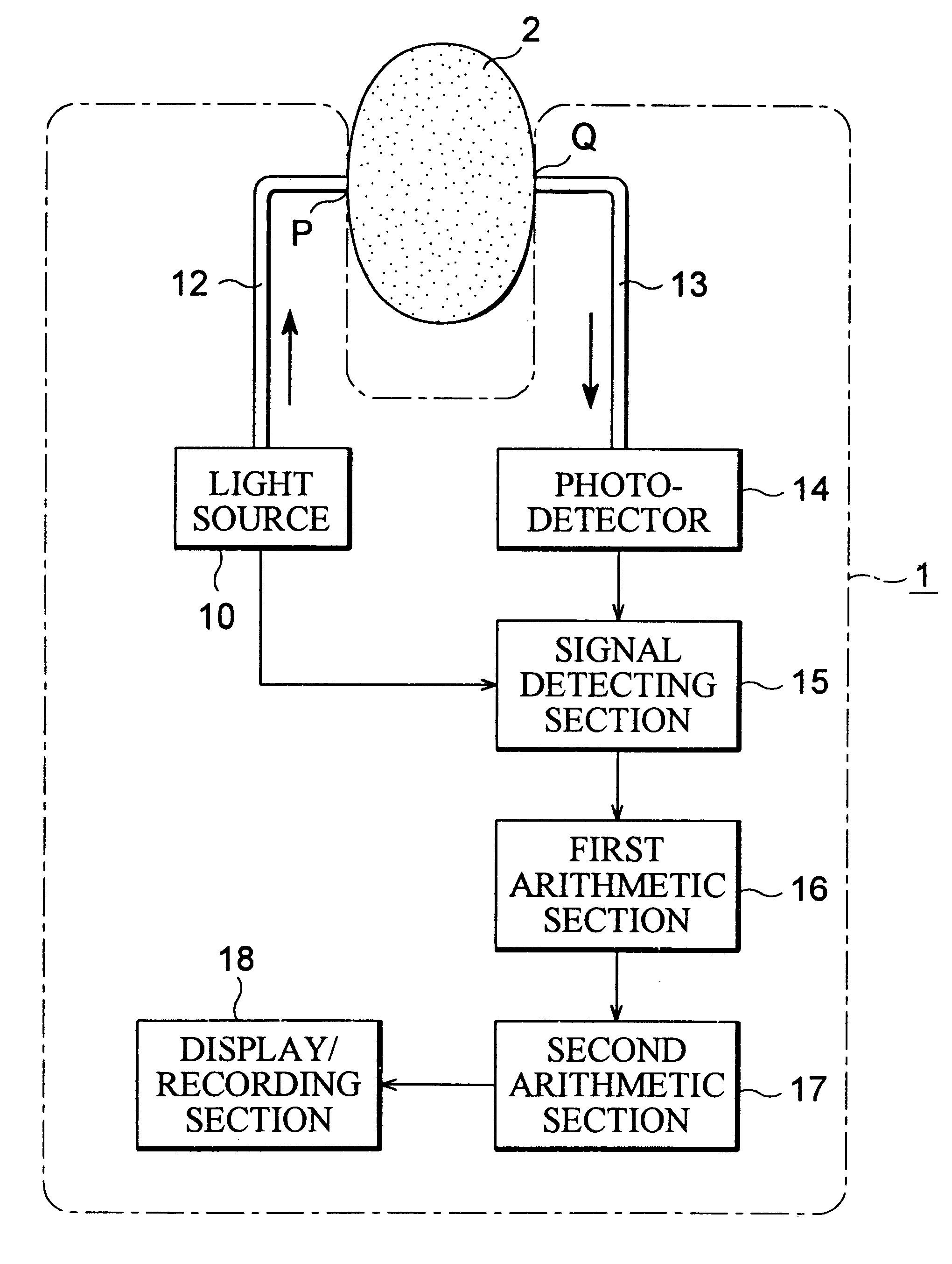 Absorption information measuring method and apparatus of scattering medium