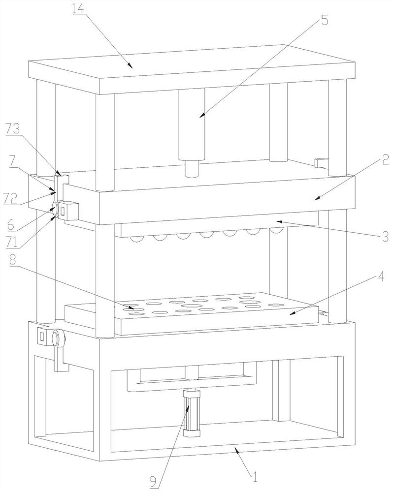 Plate stamping device