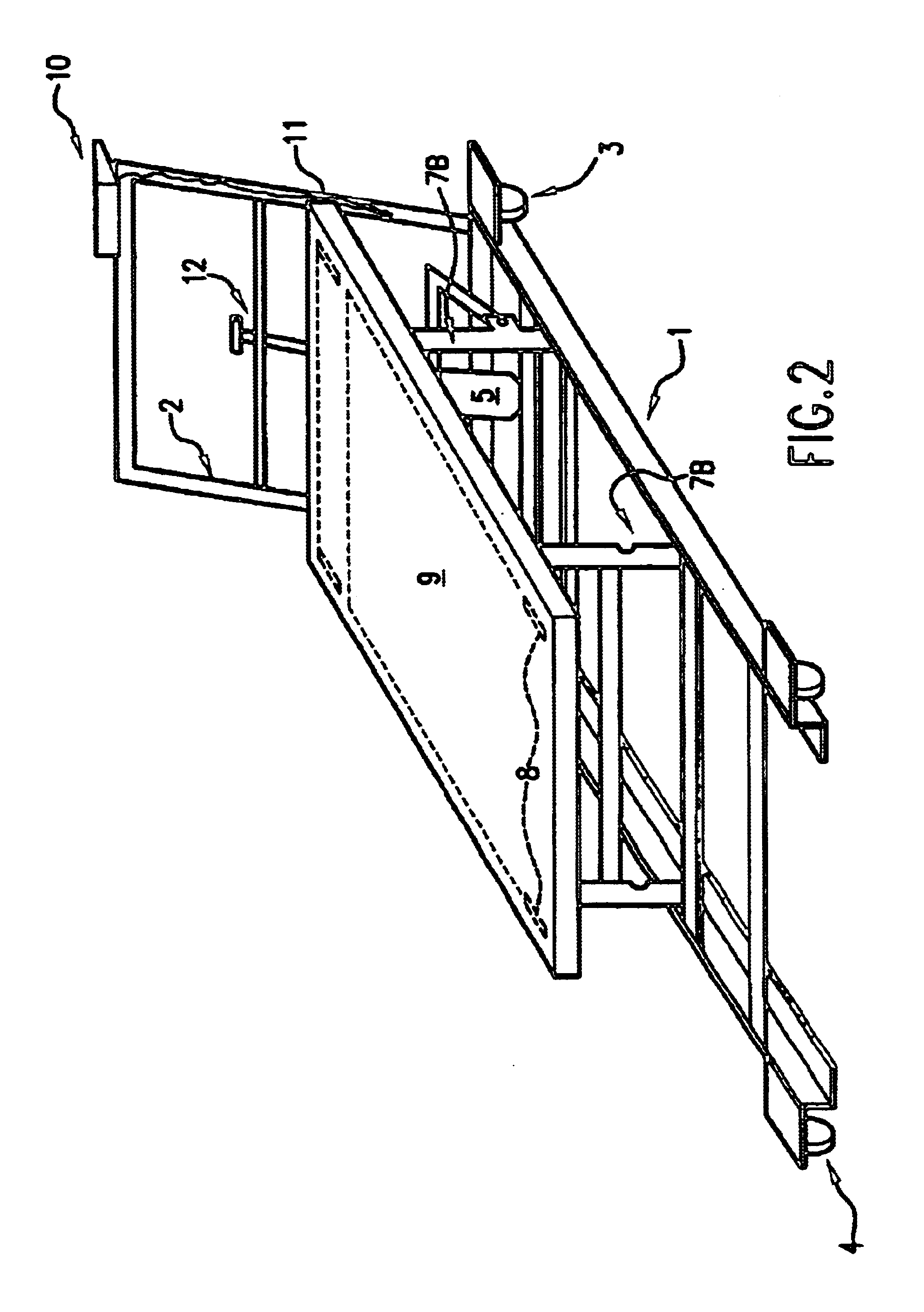 Mobile hospital bed scale