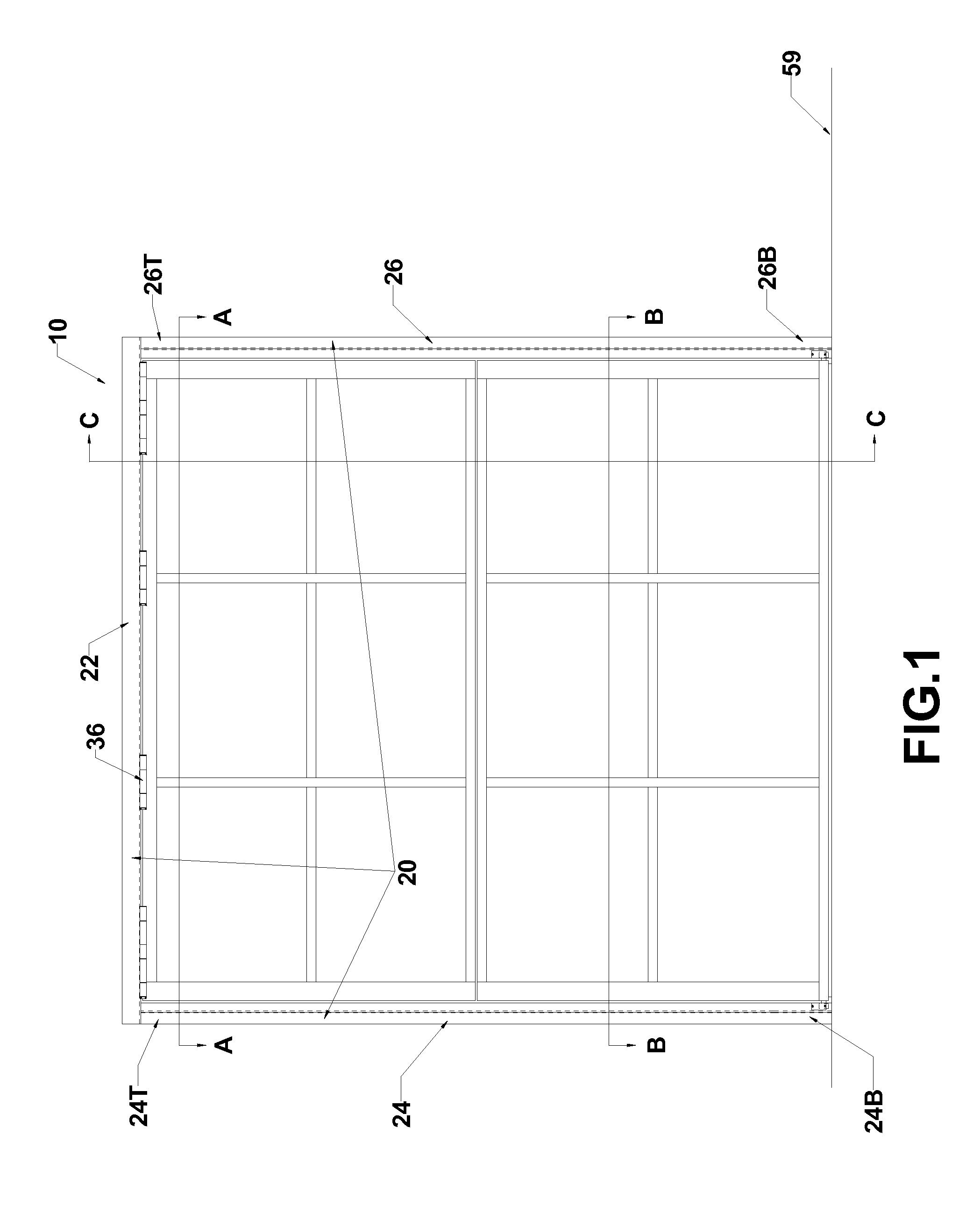 Hydraulic leveraged overhead door assembly