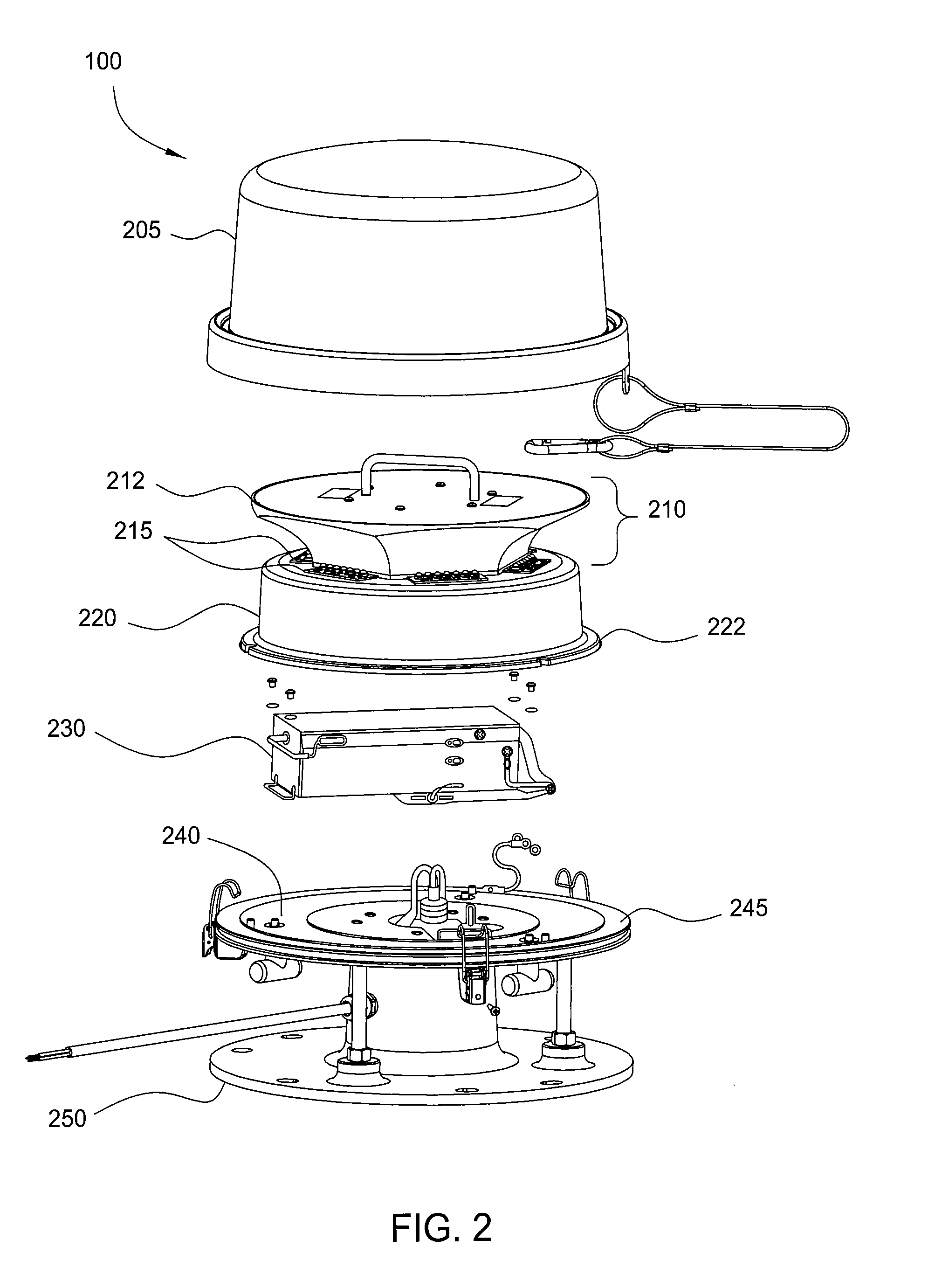 Method and apparatus for providing an LED light for use in hazardous locations