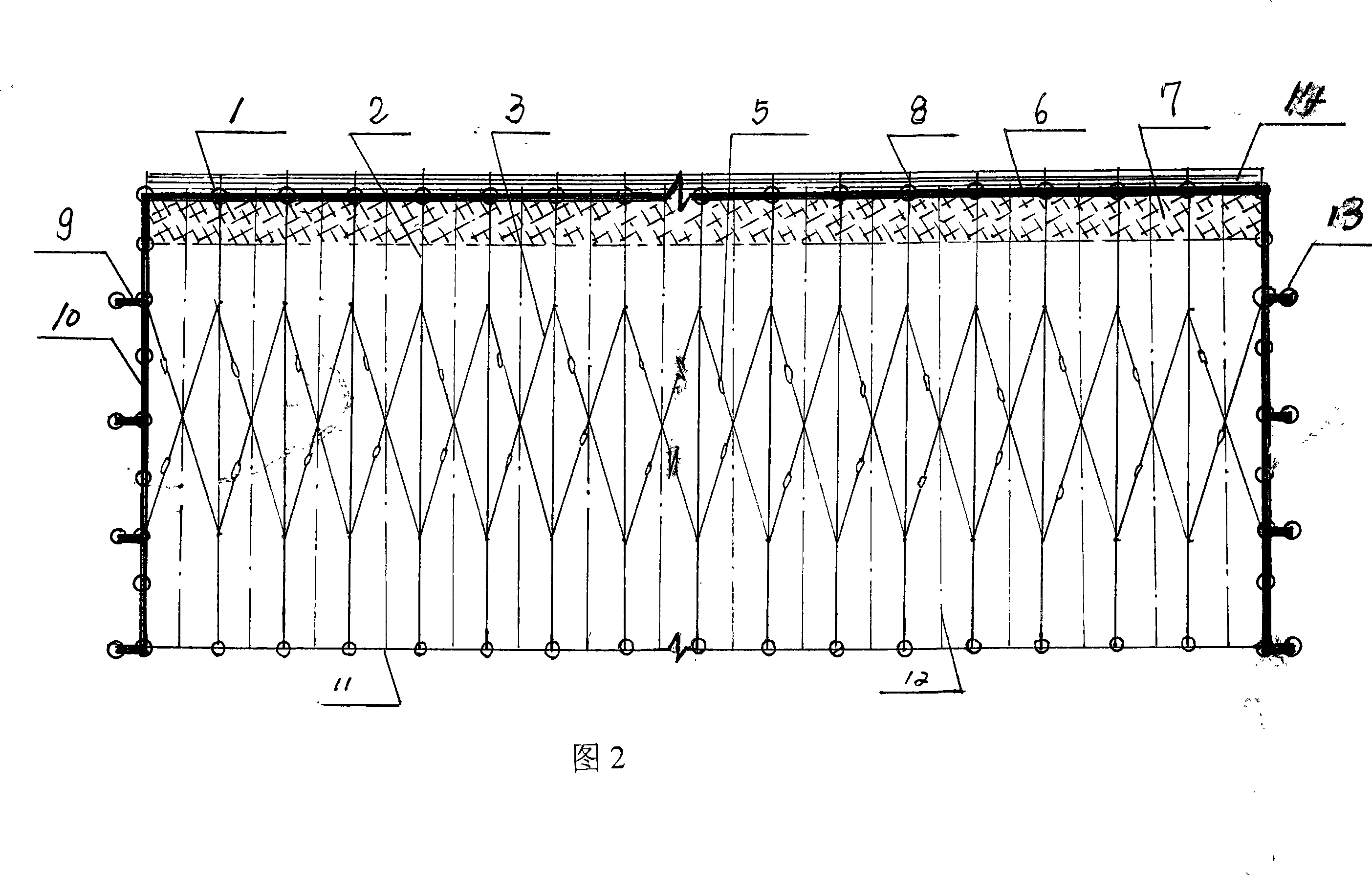 Door type solar energy warm booth production method