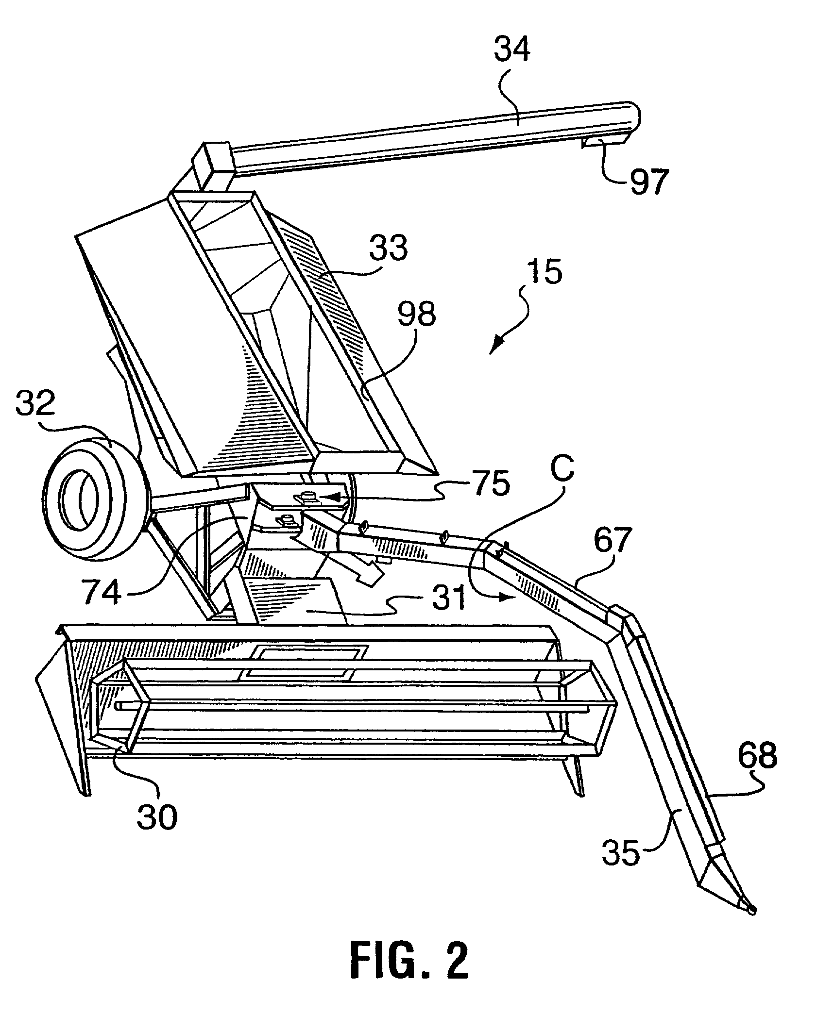 Method and apparatus for harvesting crops