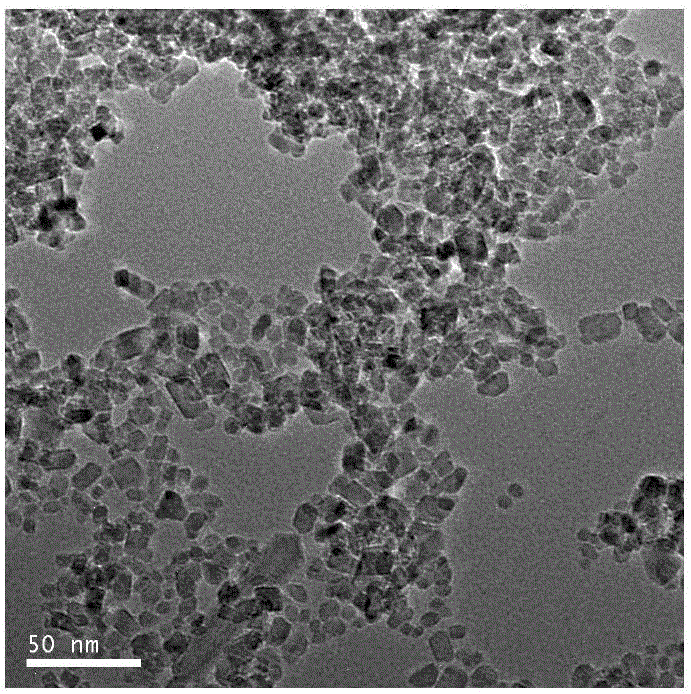 Preparation method of water-dispersive ternary mixed-crystal nano titanium dioxide photocatalyst