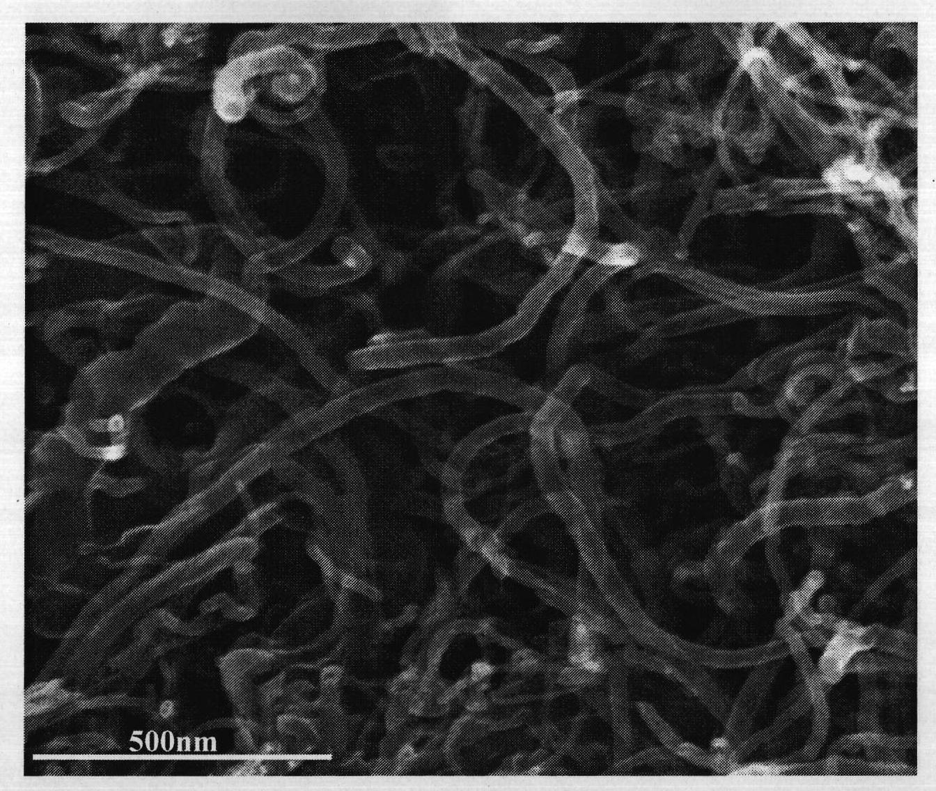 Method for preparing nitrogen-phosphorus codoped multi-walled carbon nanotube