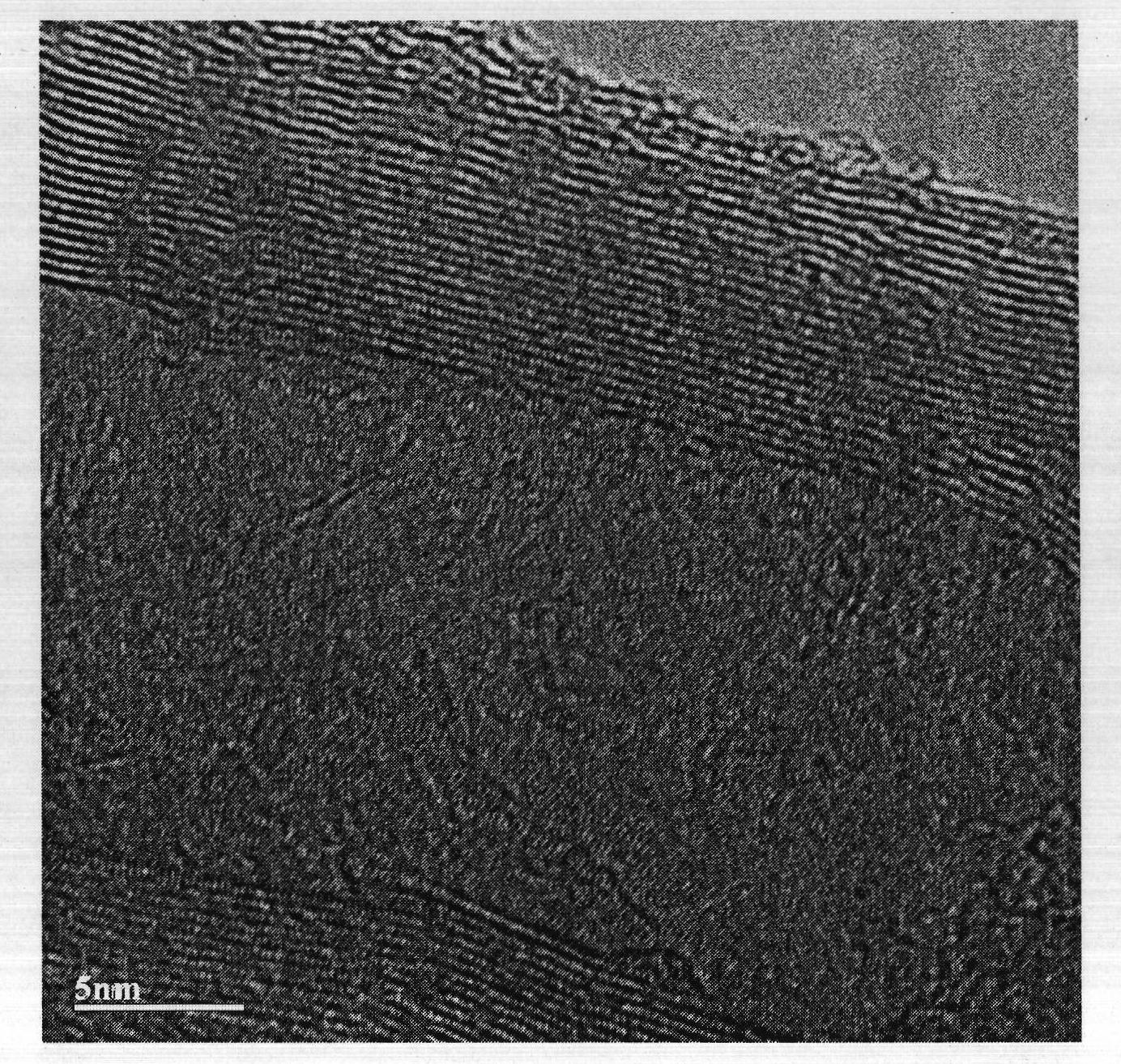 Method for preparing nitrogen-phosphorus codoped multi-walled carbon nanotube