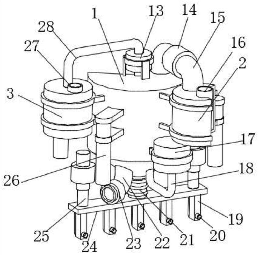 An integrated equipment for straw incineration and landfill for agricultural planting