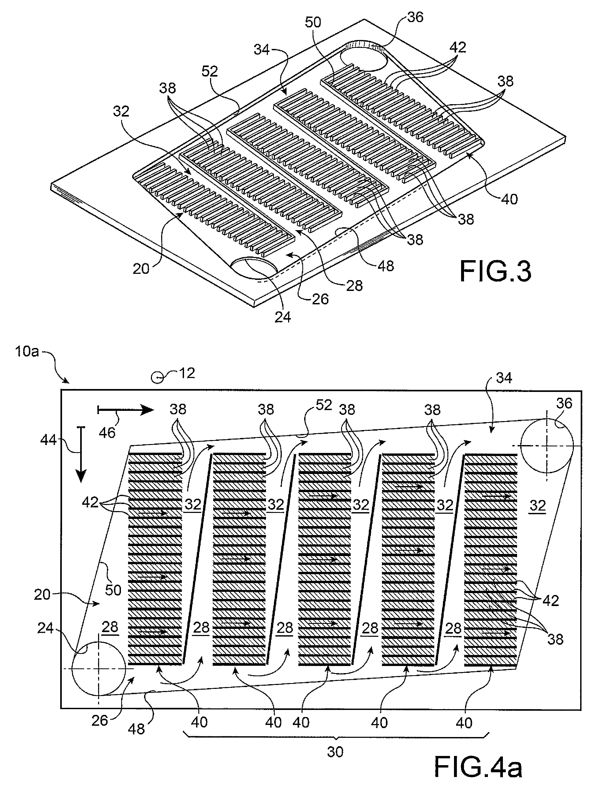 Heat exchanger system comprising fluid circulation zones which are selectively coated with a chemical reaction catalyst