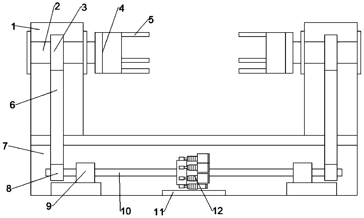 Plastic sheet winding device