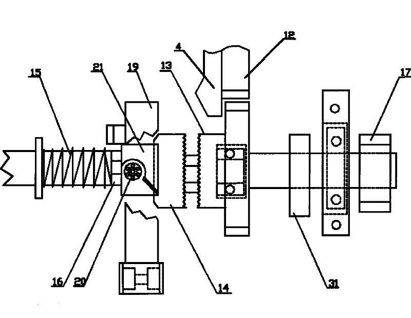 Fast and energy-saving automatic straightening and cutting machine