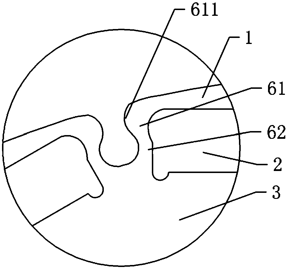 Rotor punching plate adapting to high-speed rotation