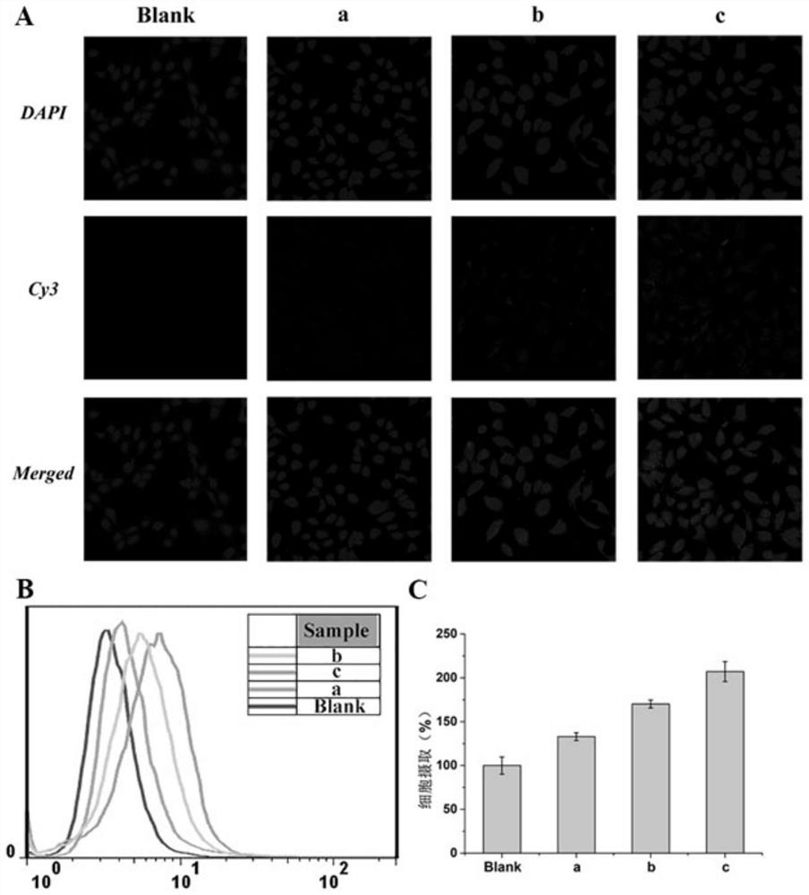 A cationic liposome modified with hyaluronic acid, preparation method and application thereof