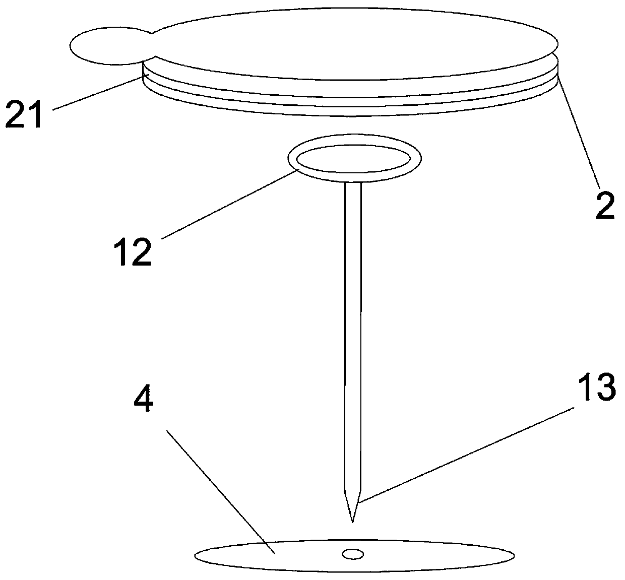 Painless microneedle and preparation method thereof