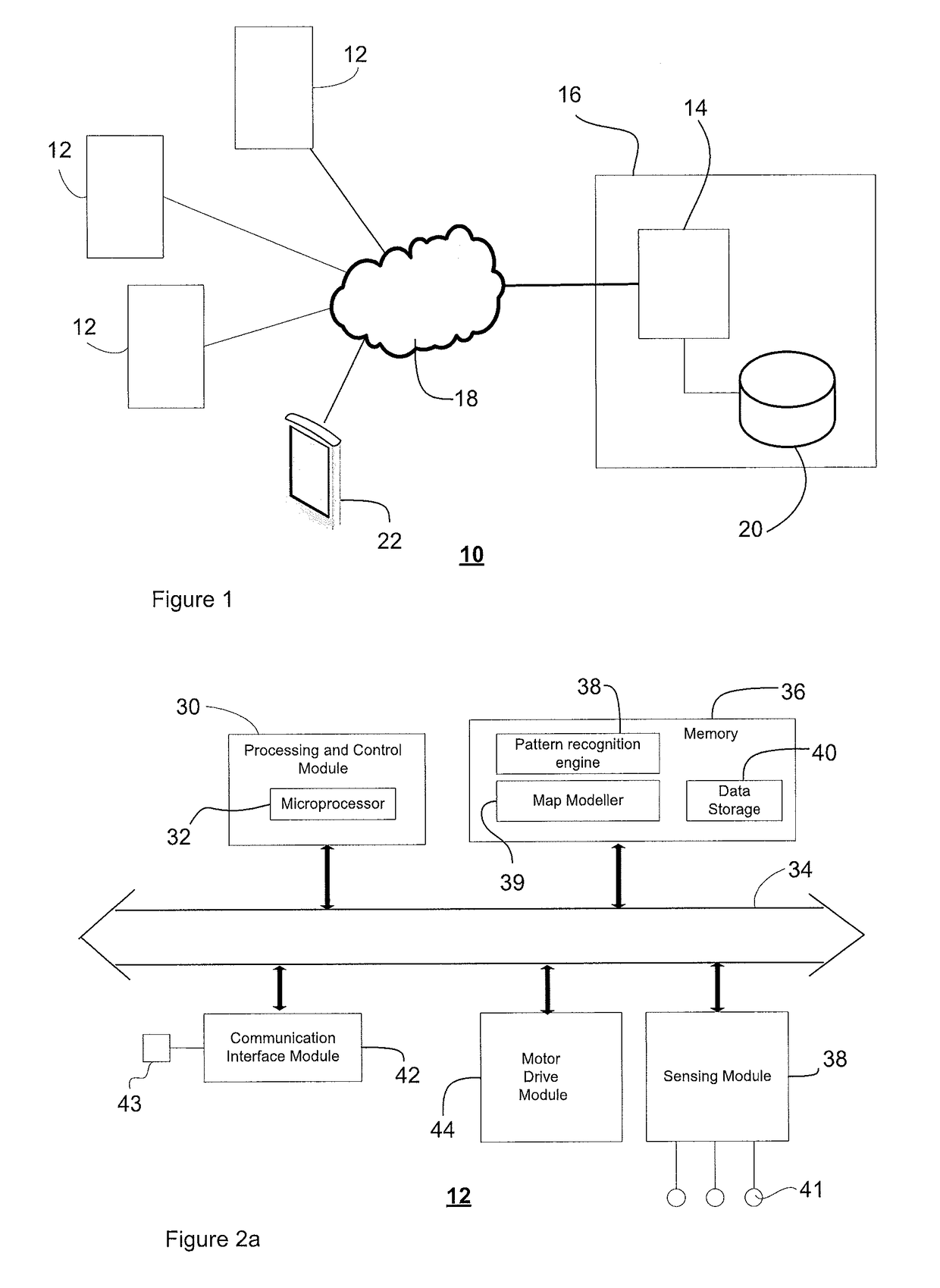 Method for sensing interior spaces to auto-generate a navigational map