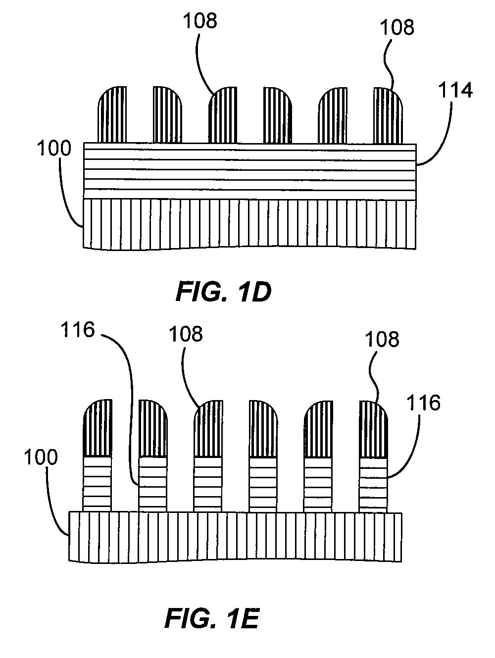 Self aligned double patterning flow with non-sacrificial features