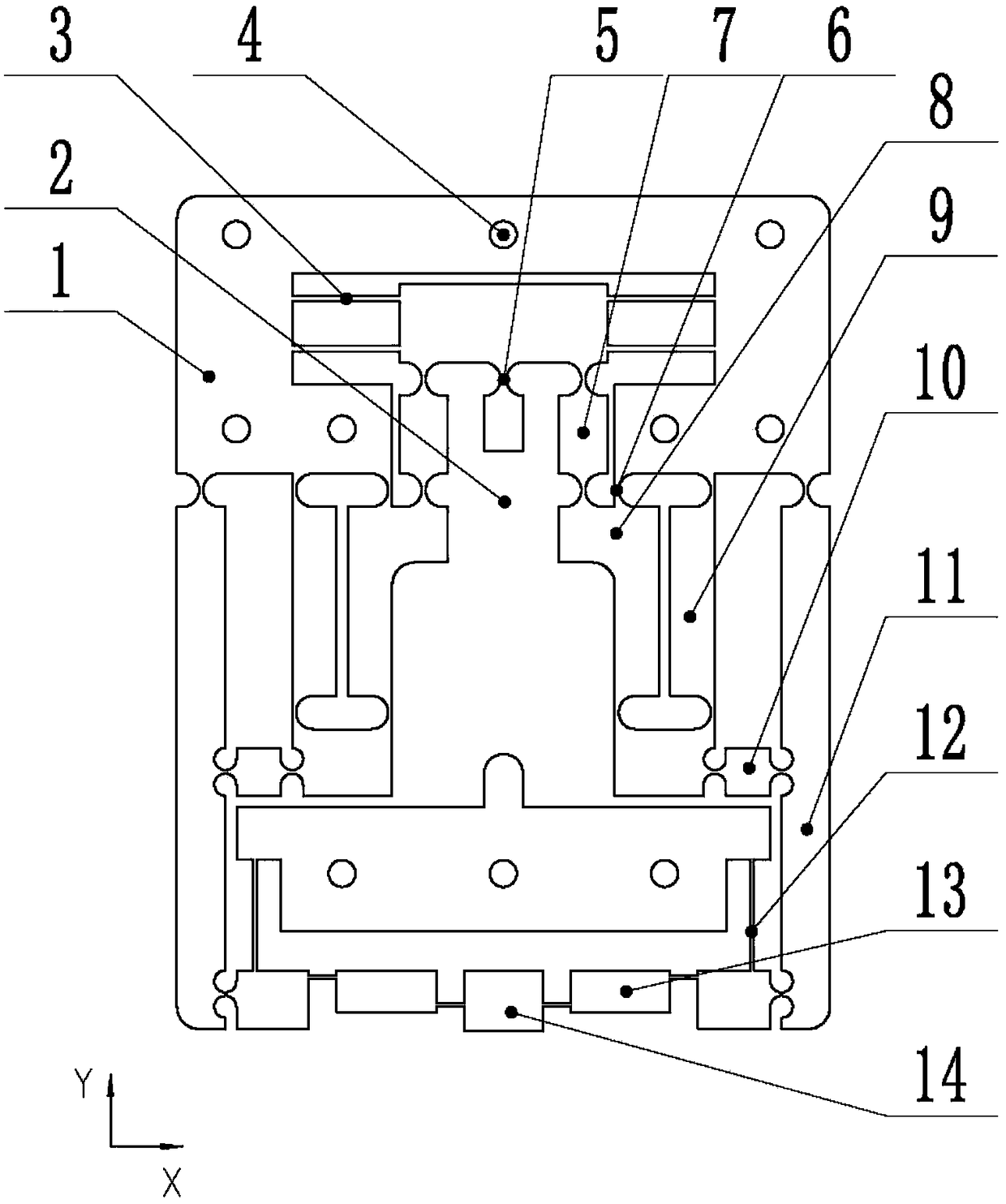 Large-stroke press-in mechanism for micro-nano carving