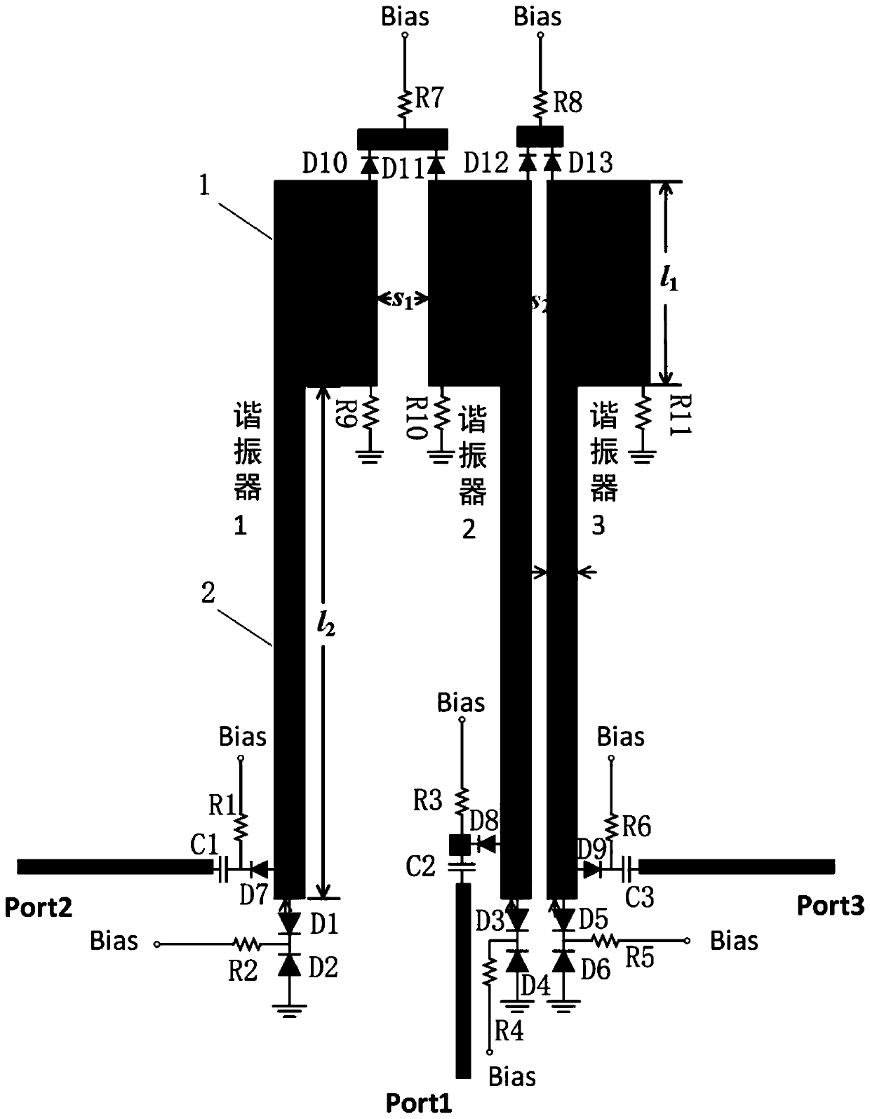 Reconfigurable Balun Filter Based on Microstrip Resonator