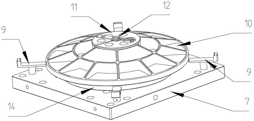 Hoisting device of horizontal modality test