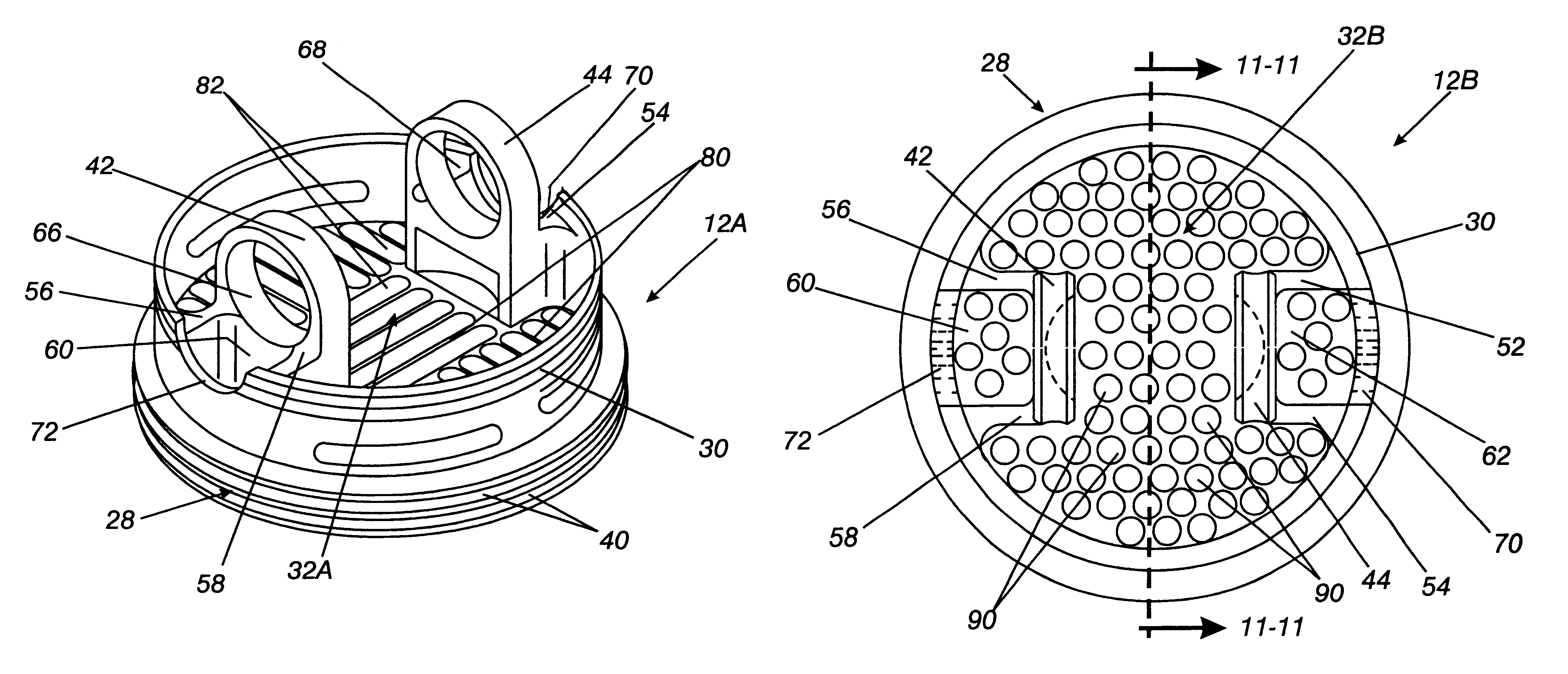 Two-piece piston assembly