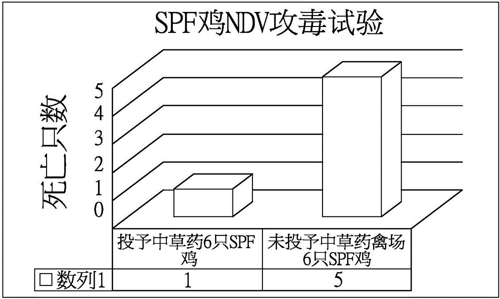 Chinese herbal medicine feed additive in Chinese prescription