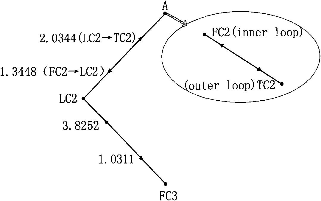 Method for locating and recognizing process multi-loop fluctuation source