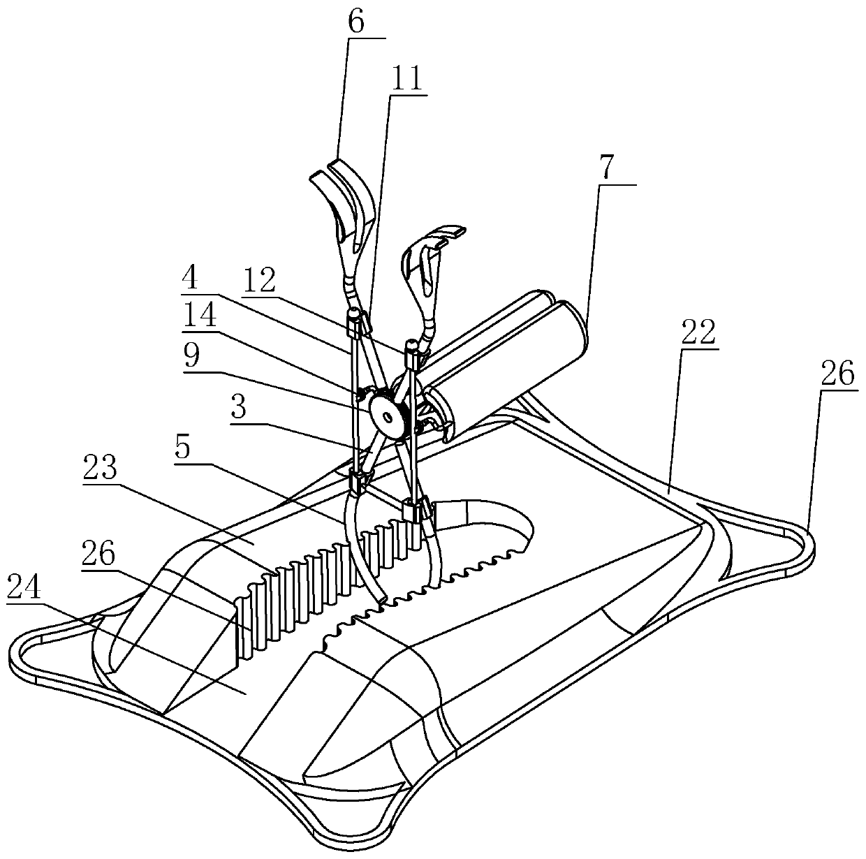 Supporting device for umbilical cord prolapse