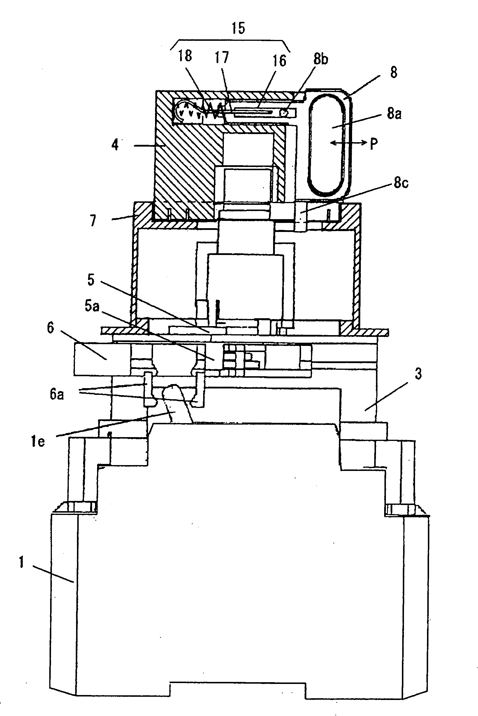 External operation handle device