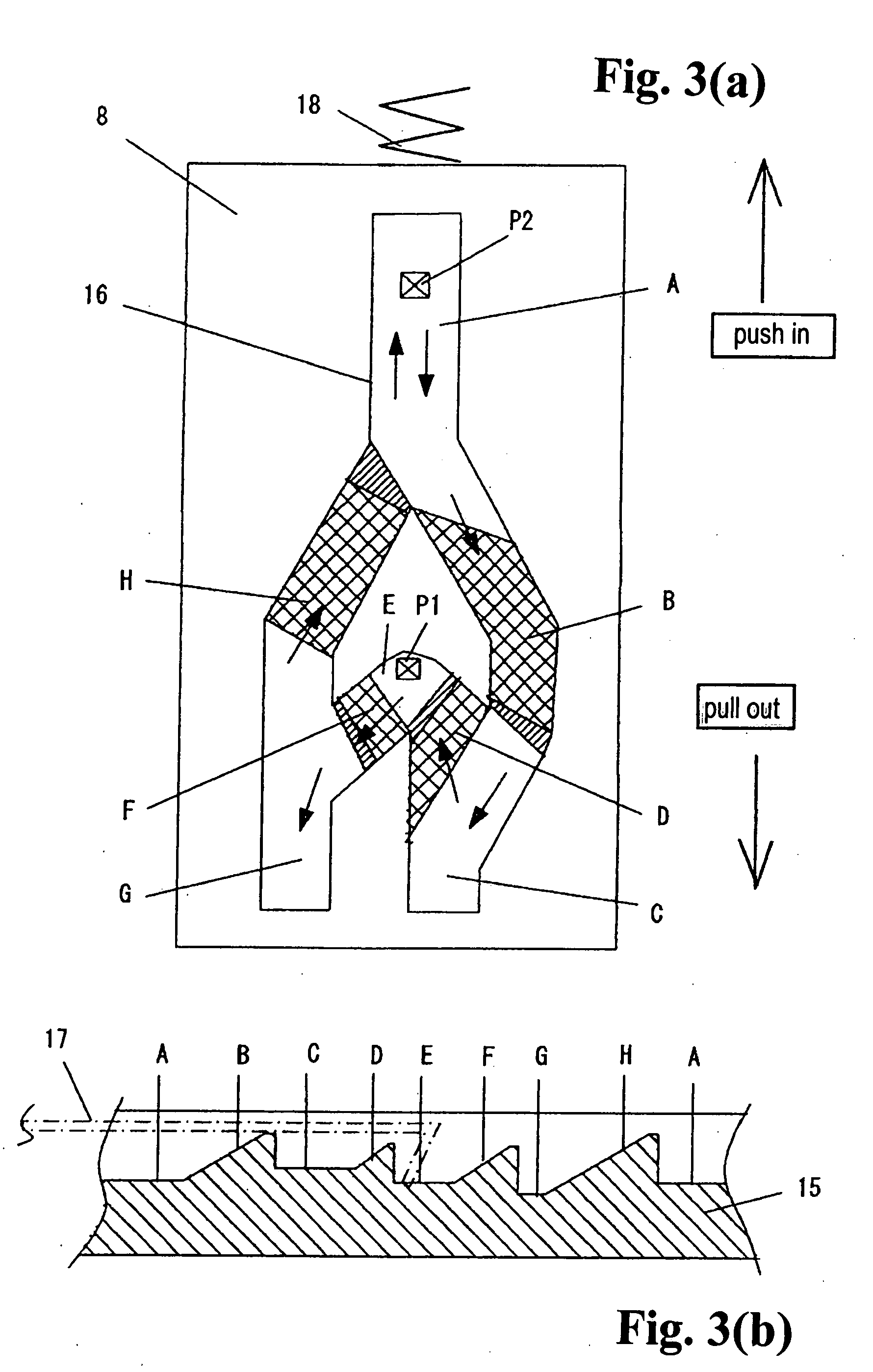 External operation handle device