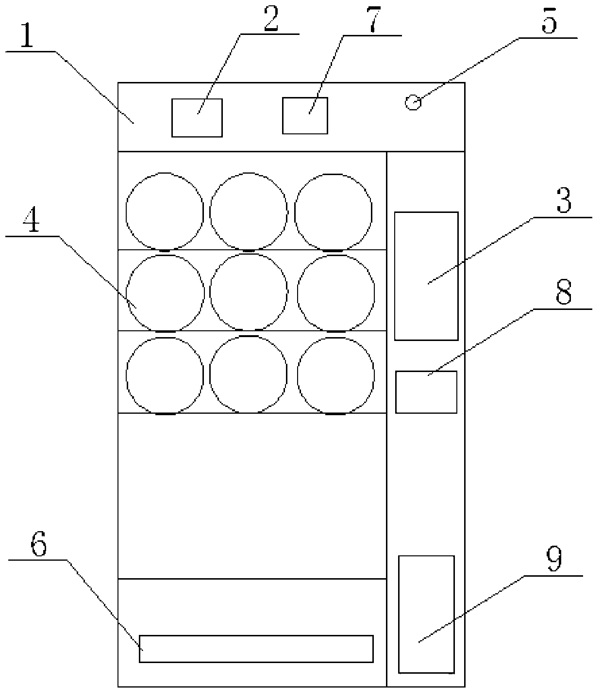 Vending machine based on third generation telecommunication (3G) logistics network intelligent system