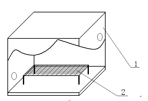 Ultrasonic washing device for single crystal silicon wafer