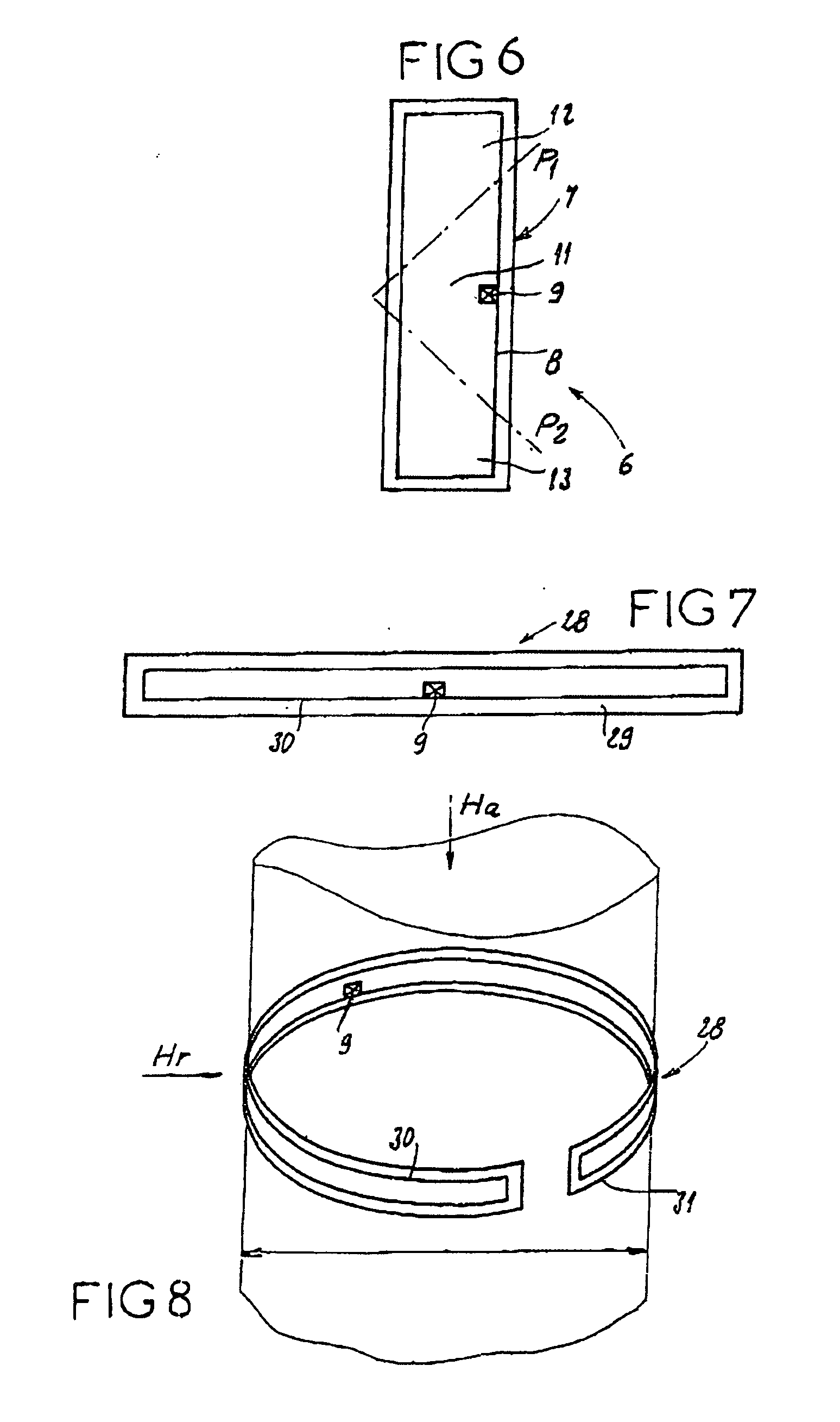Passive Transmitter Receiver Device Fed by an Electromagnetic Wave