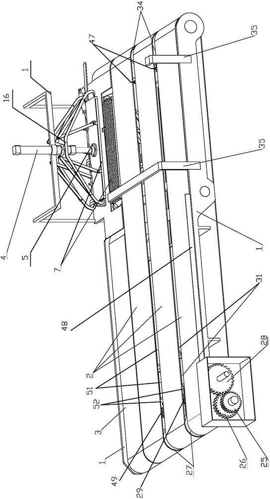 Cement bag opening and folding device of cement bag folding machine