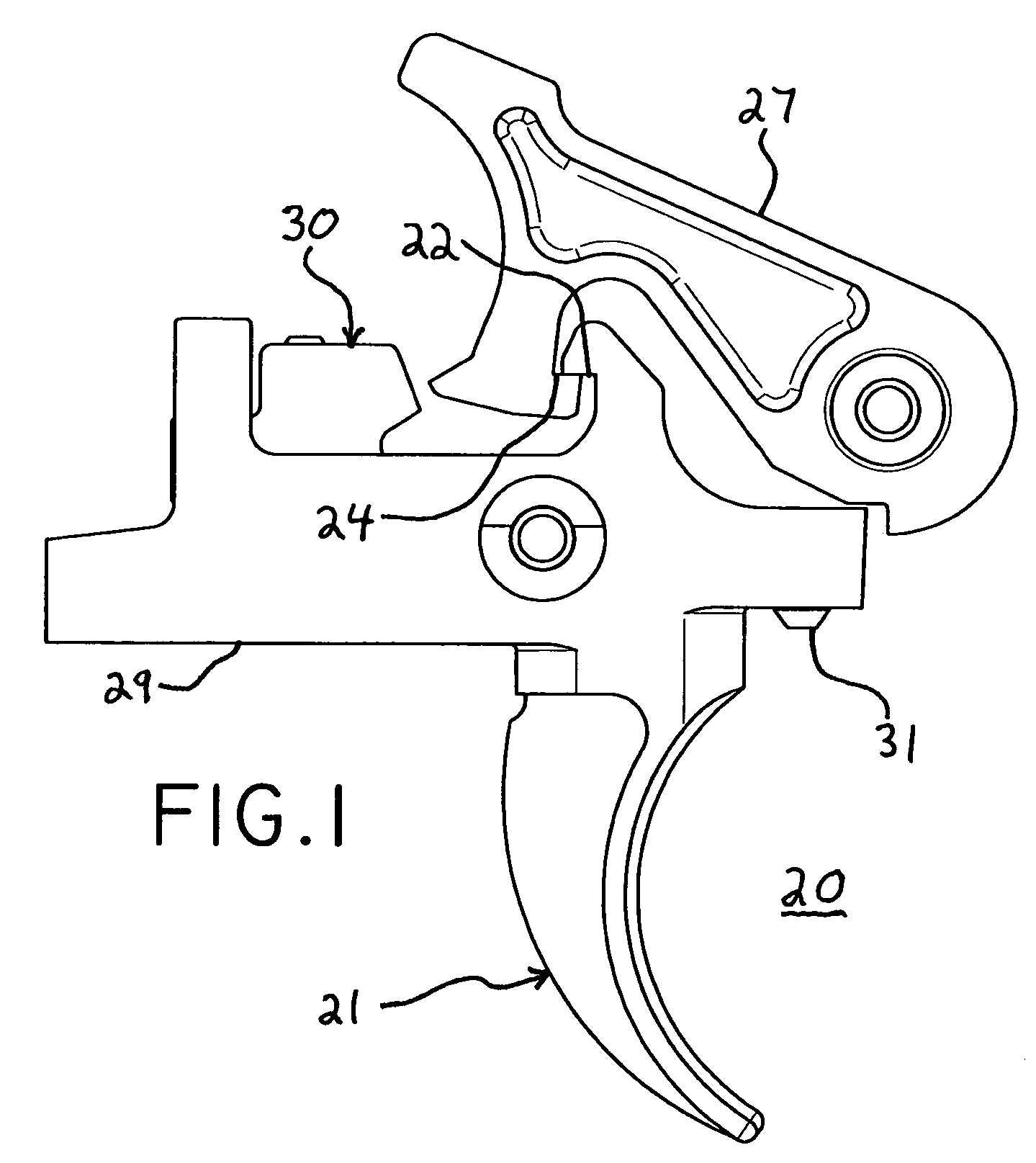 Adjustable dual stage trigger mechanism for semi-automatic weapons