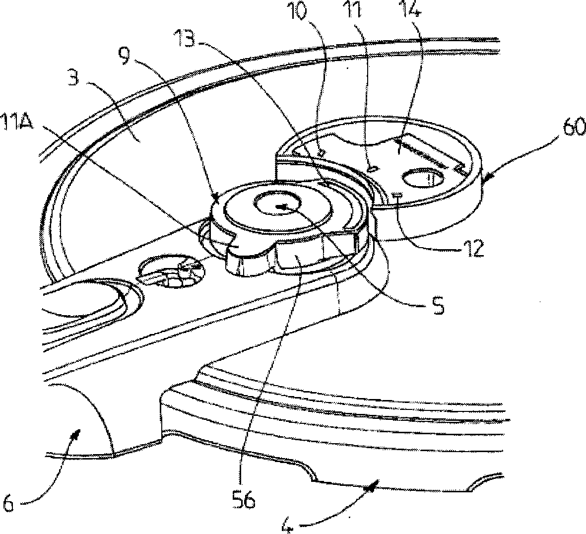 Pressure cooker provided with an electronic information device