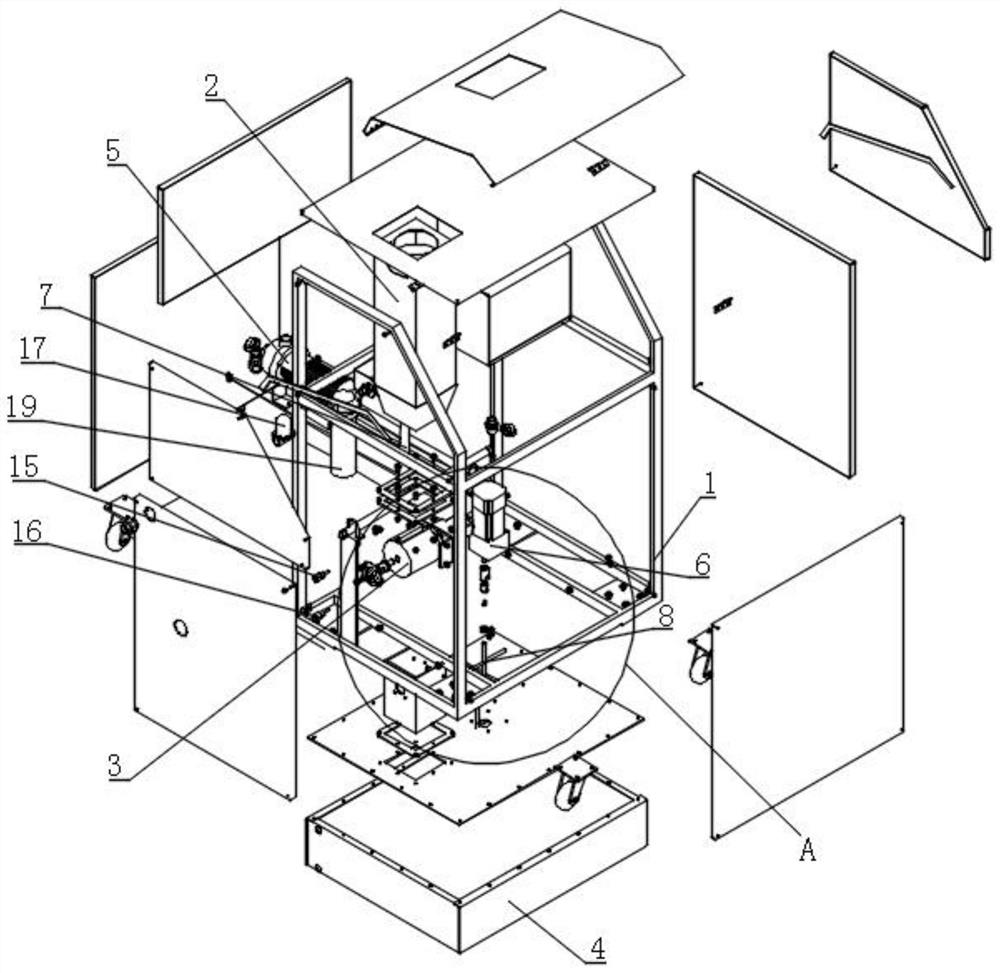 A fully automatic garbage transfer station air purifier and its control method