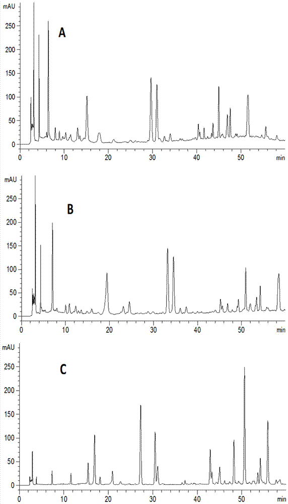 Simultaneous determination method of multi-index components and fingerprint construction method of compound Shilintong preparation