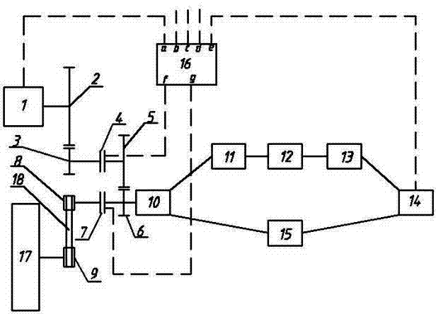 Combined recovery system of automobile brake energy and hanger bracket vibration energy