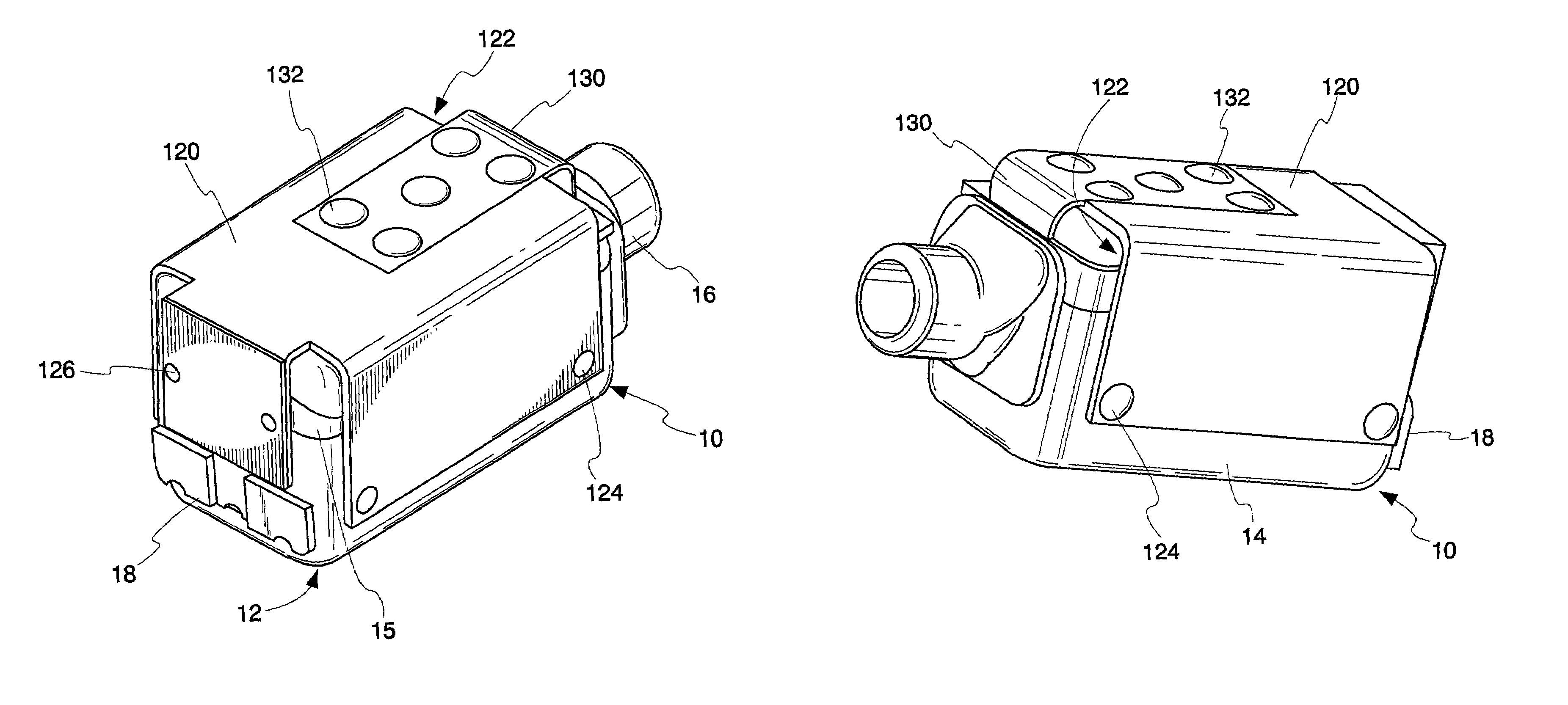 Acoustical receiver housing for hearing aids