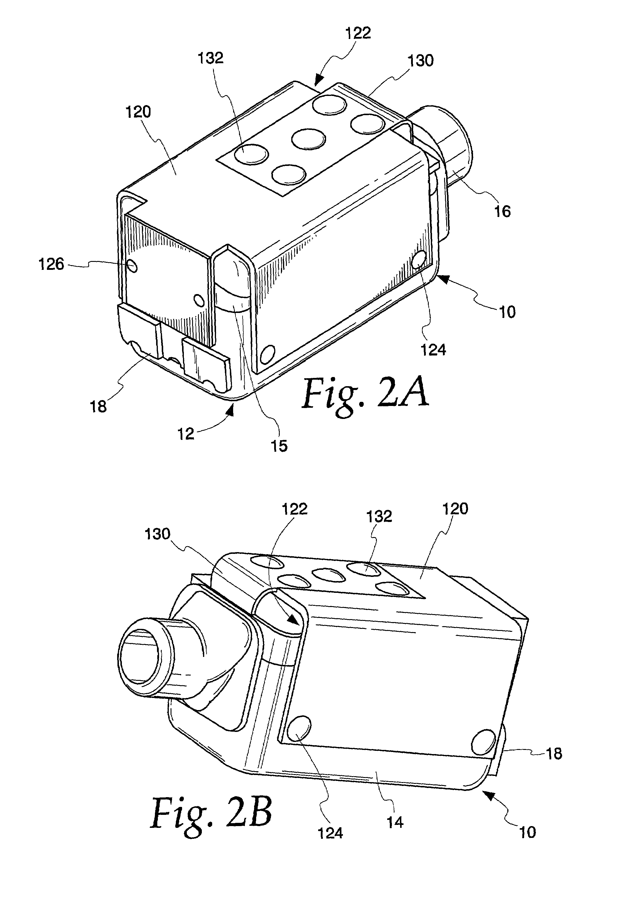 Acoustical receiver housing for hearing aids
