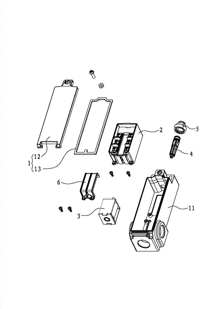 Stroke switch with remote control reset function